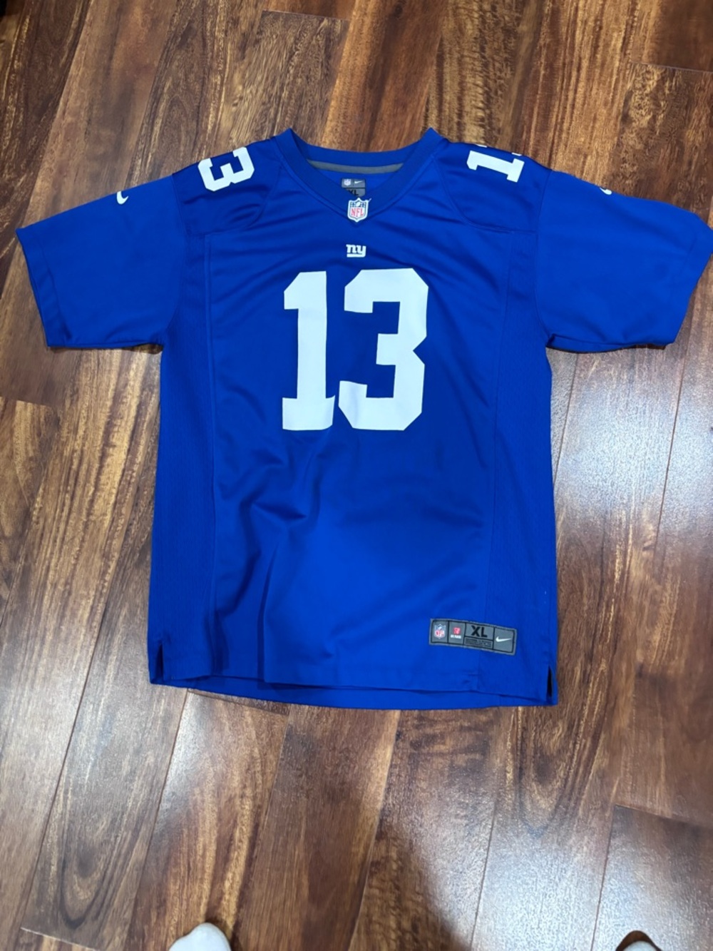 Nike Kids' New York Giants #13 "Odell Nevkahm Jr. Royal Blue Football Jersey